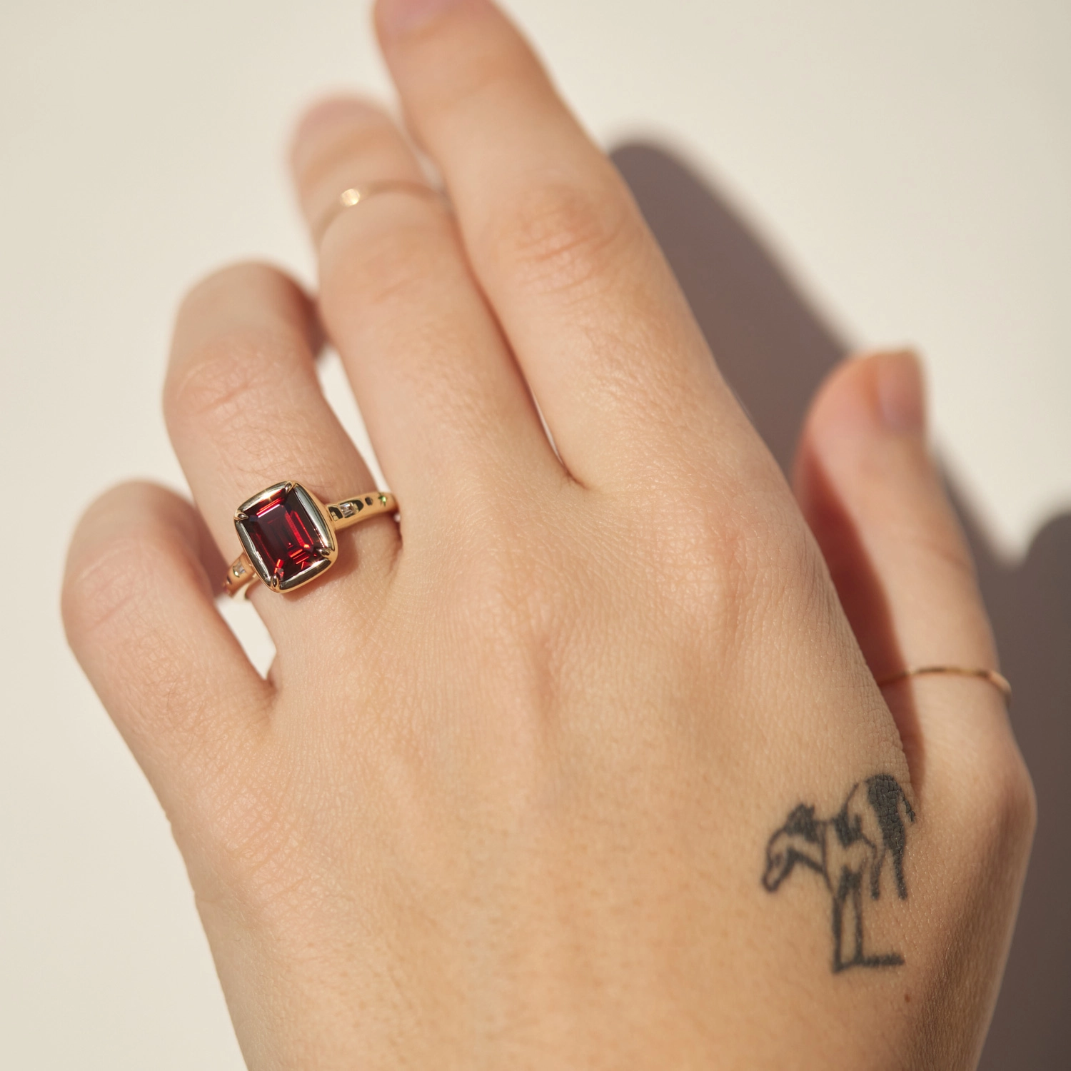 Gifts of Jupiter Garnet Ring 