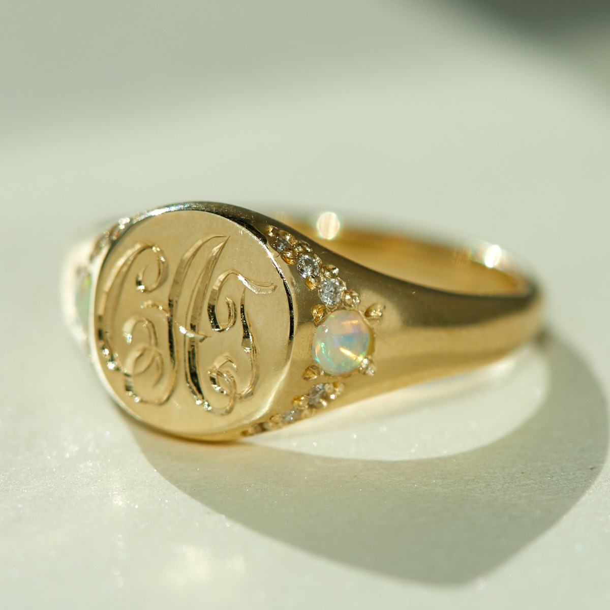 Isabel's Treasure Gold Signet Ring 