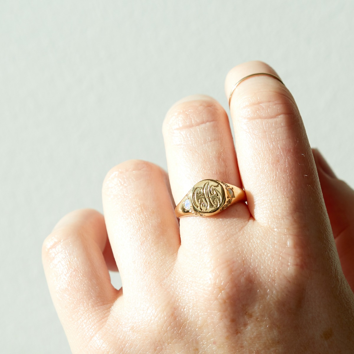 Isabel's Treasure Gold Signet Ring