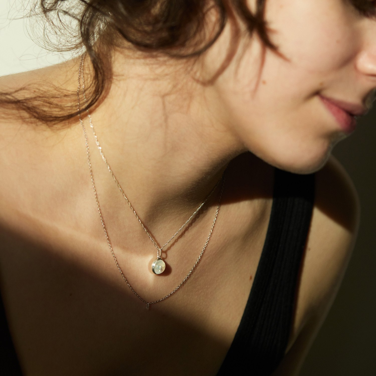 Give You The Moon Charm, Silver