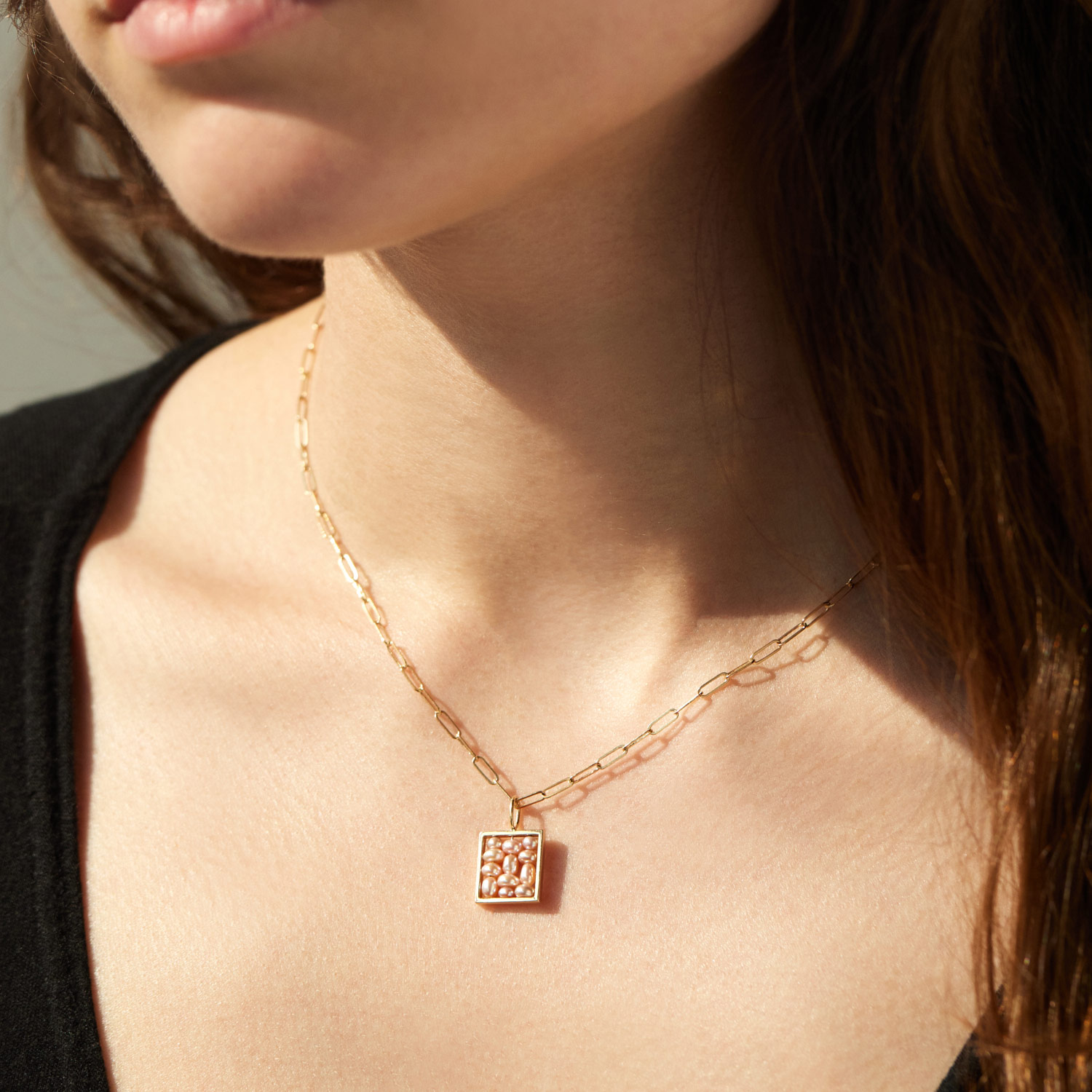 Blush Pearl Mini Weaving Charm 