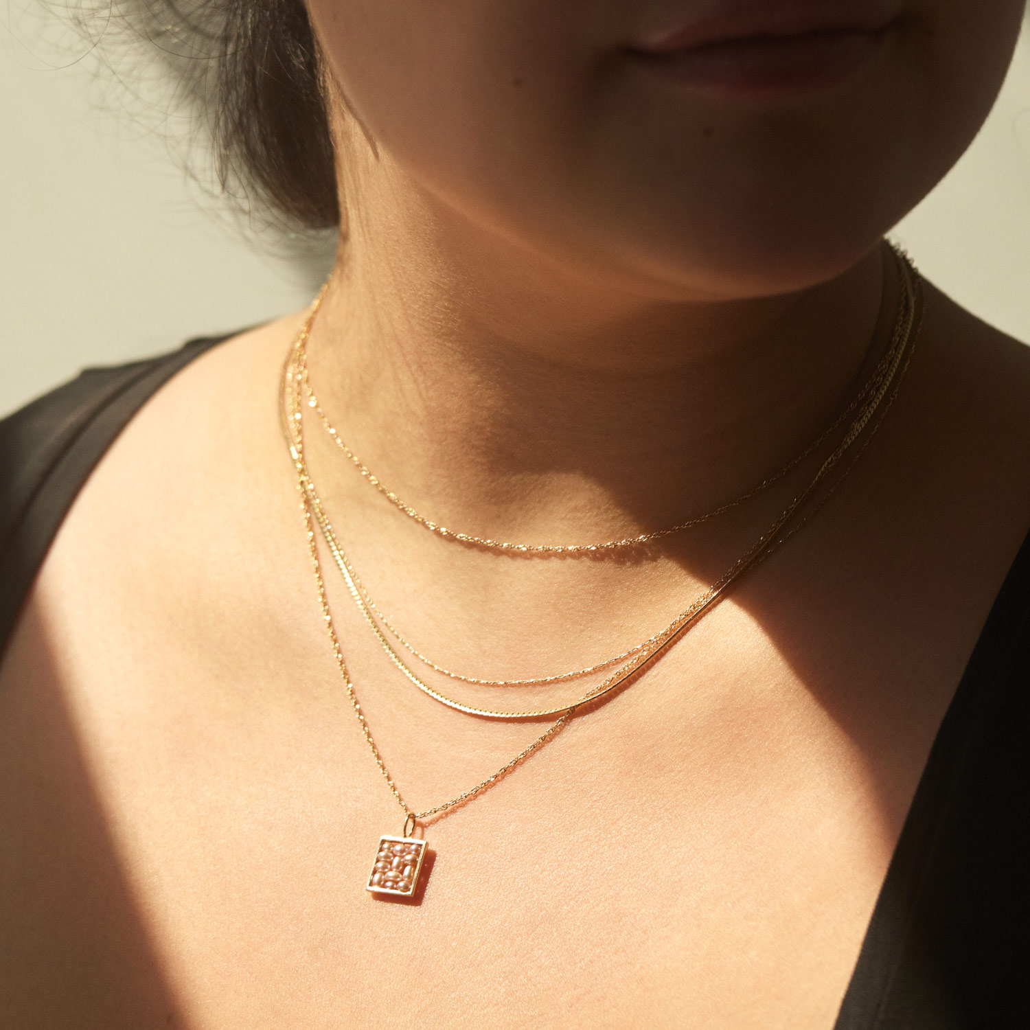 Blush Pearl Mini Weaving Charm