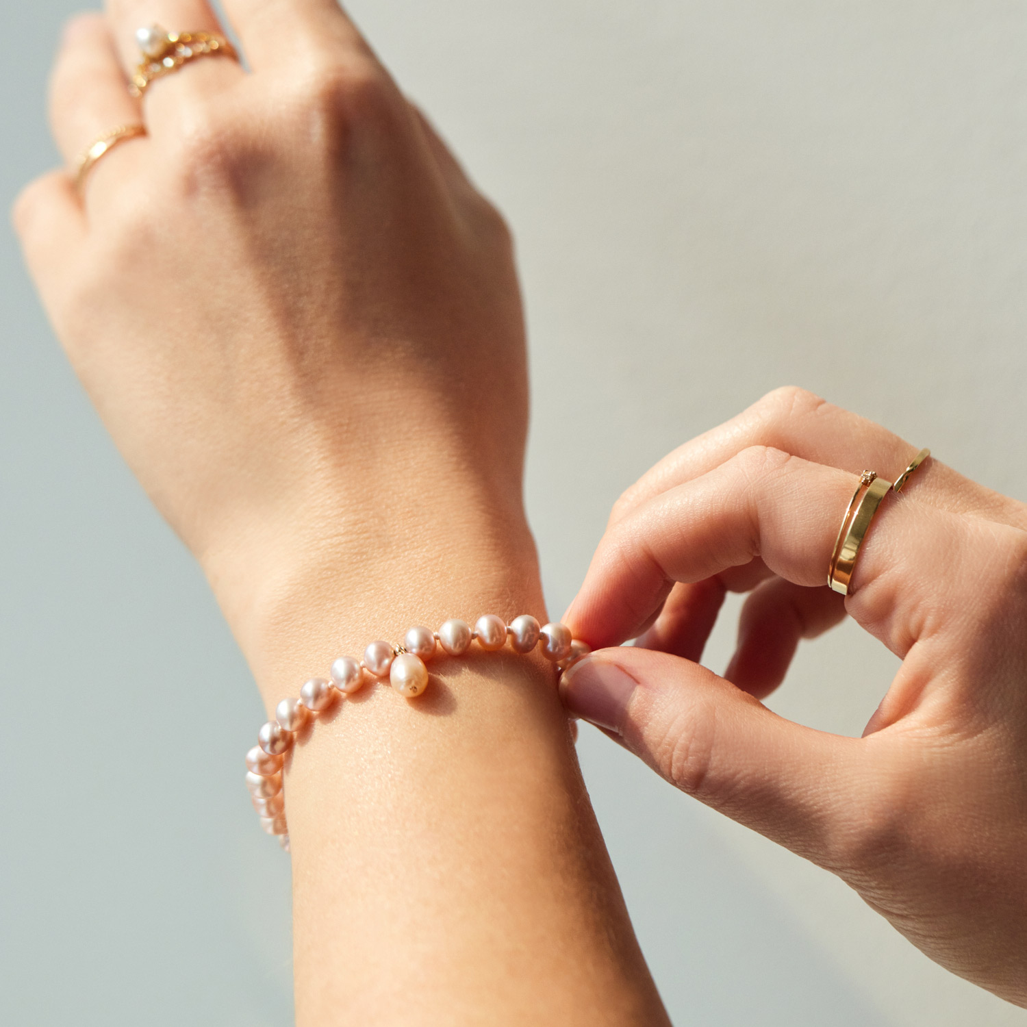 As You Wish Bracelet, Blush 