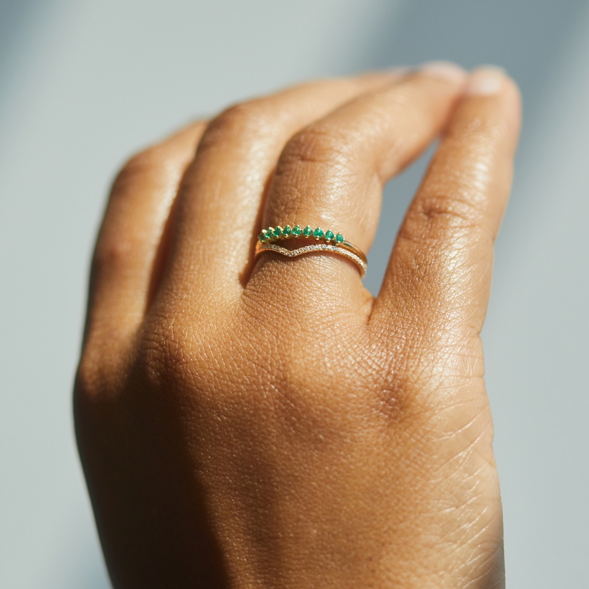 Emerald Lace Ring