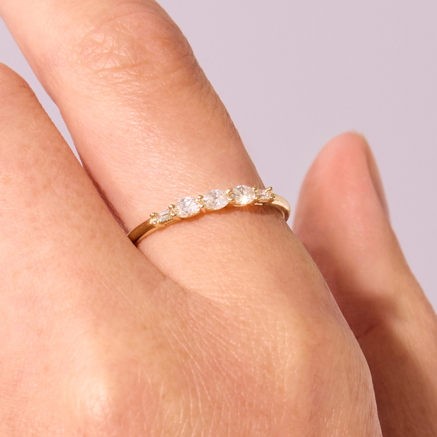Diamond Garland Ring 