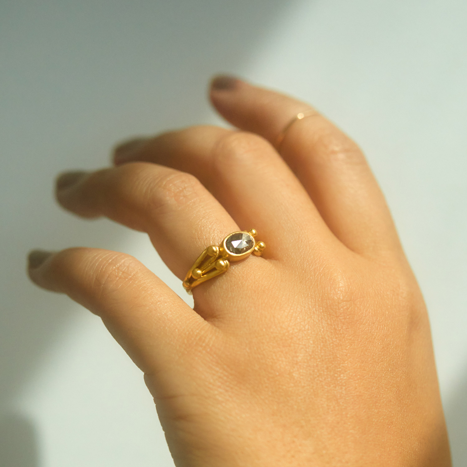Black Diamond Herma Ring