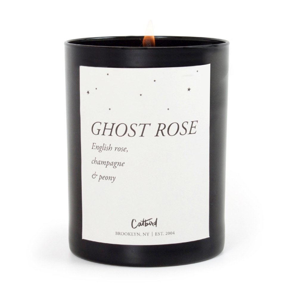 Ghost Rose Candle 