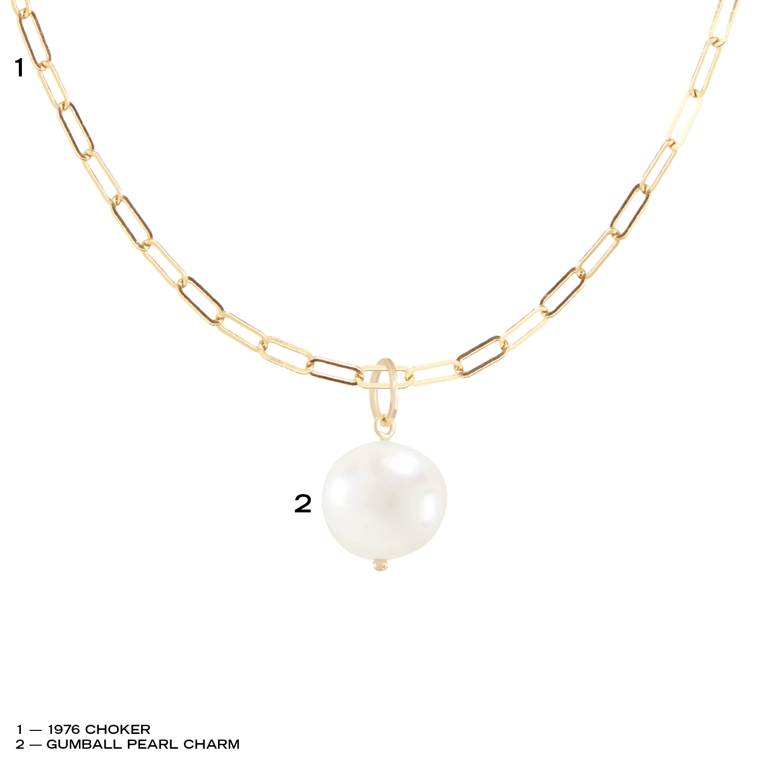 The 1976 Choker & Gumball Pearl Charm Set 