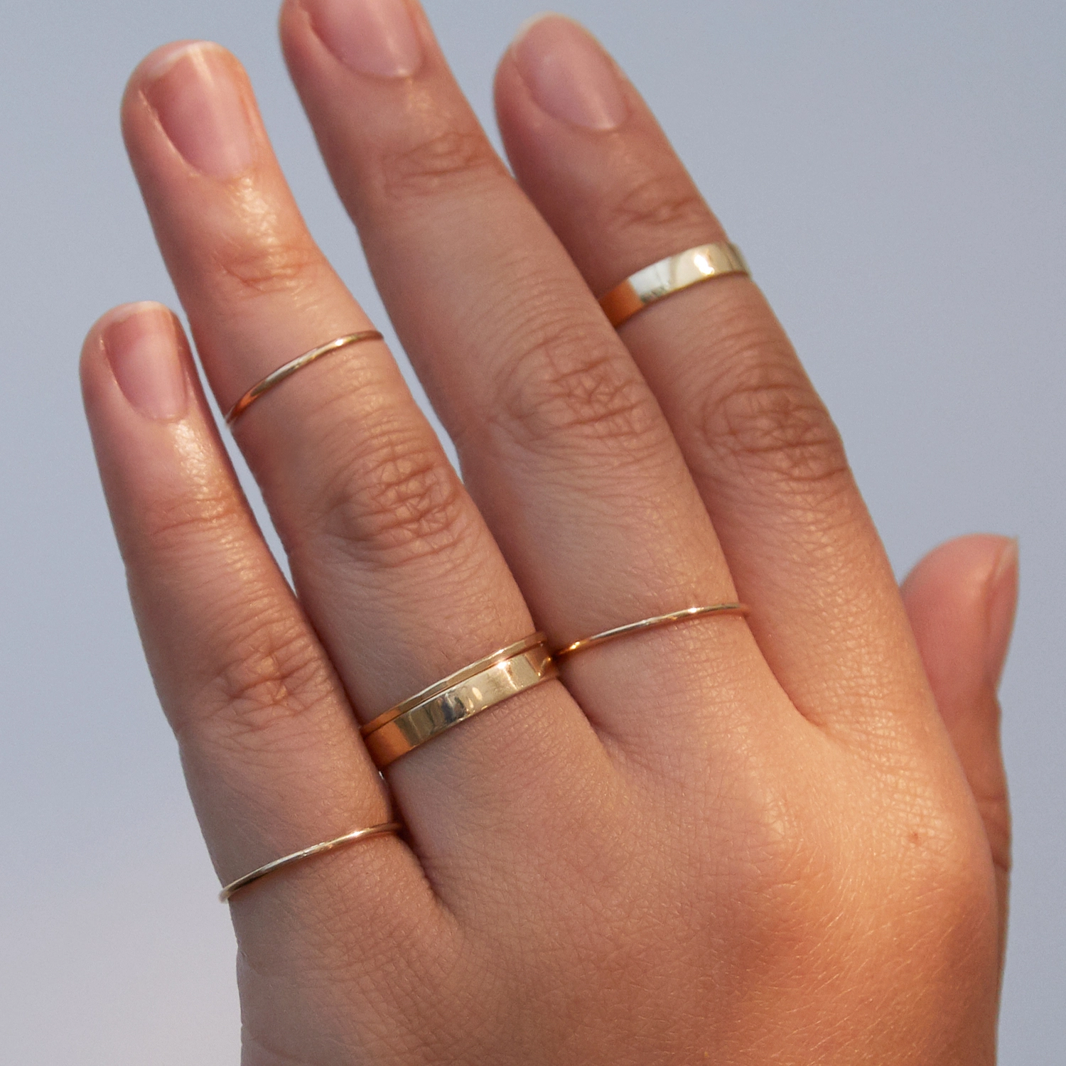 Grand Mignon Gold Stacking Ring