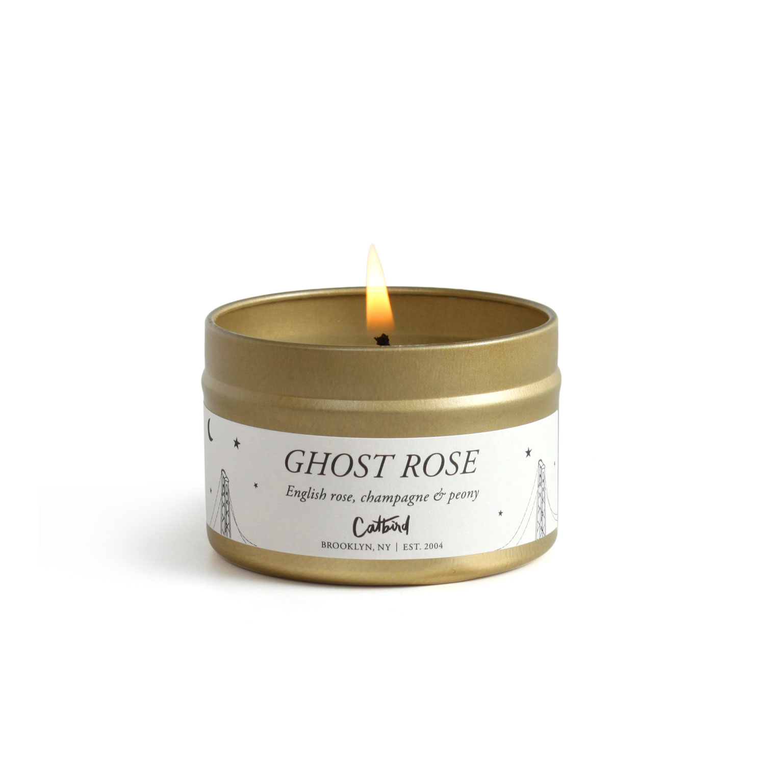 Ghost Rose Travel Candle 