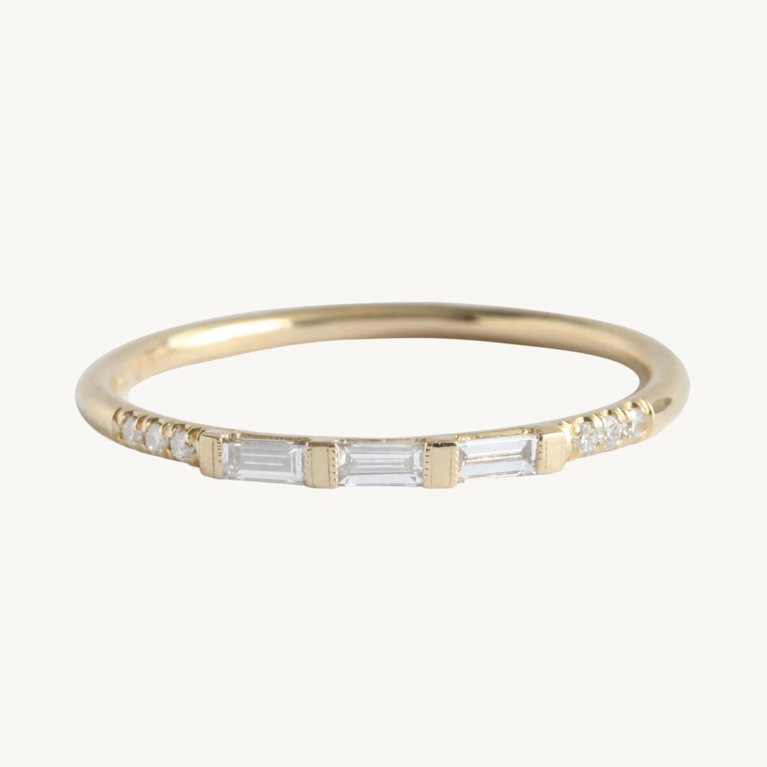 Equilibrium Baguette Diamond Ring 