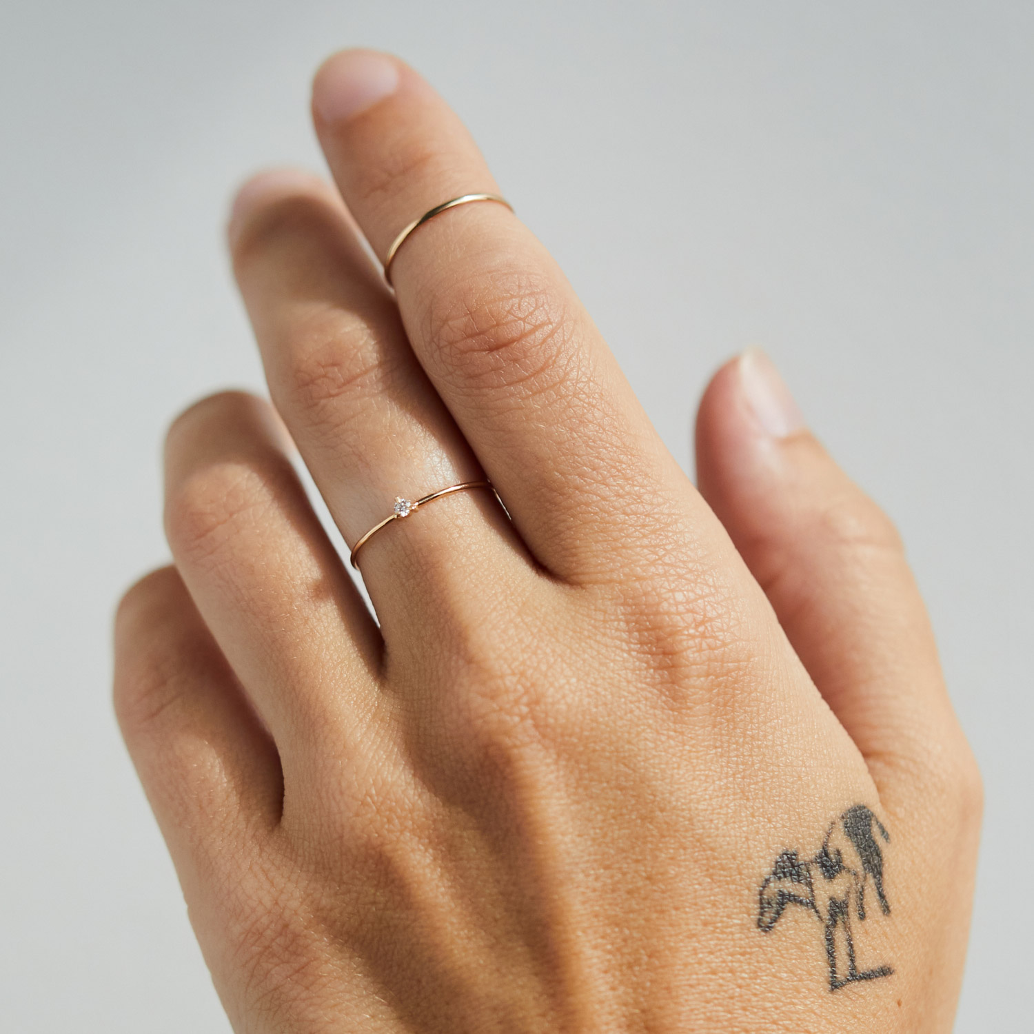 Fizzy Tomboy Diamond Ring Set 