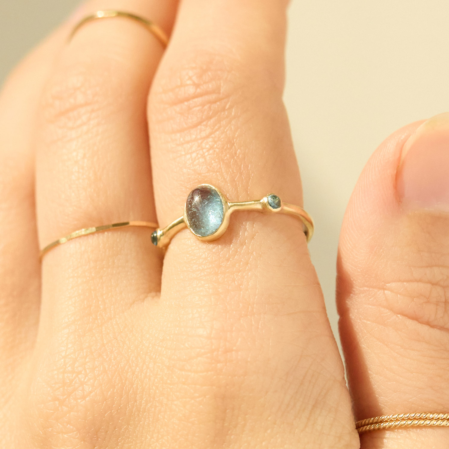 Viaggio Aquamarine Ring
