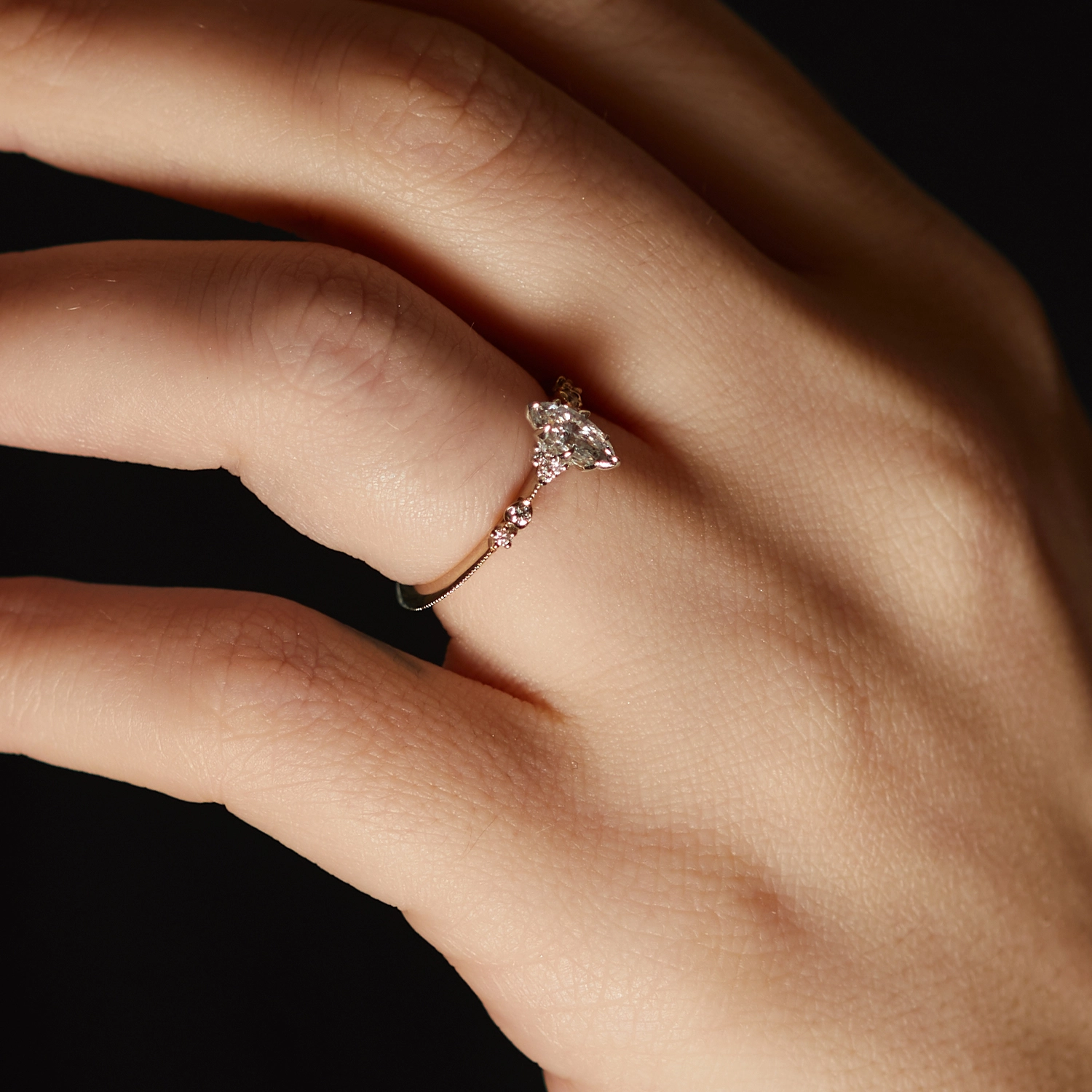 Iris Marquise Diamond Ring 