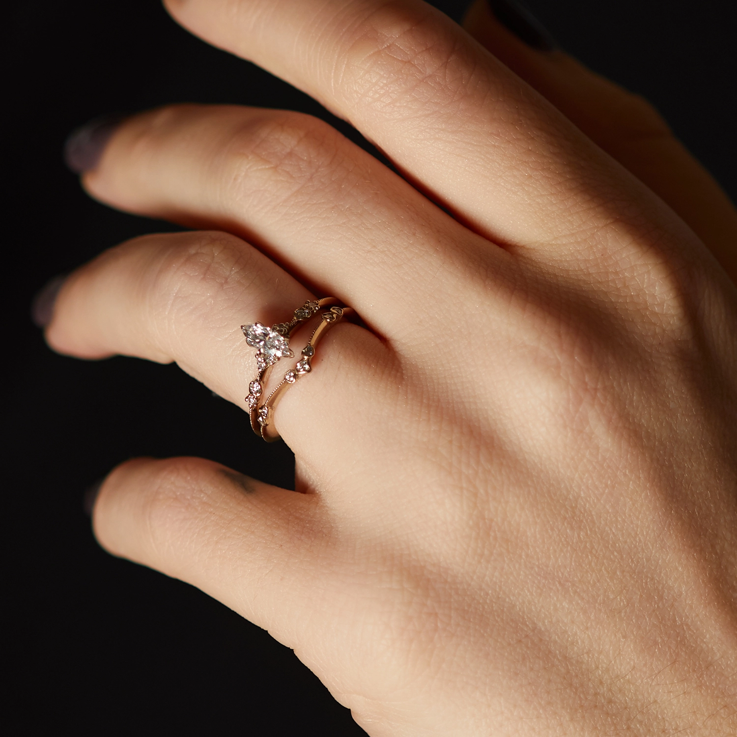 Iris Marquise Diamond Ring