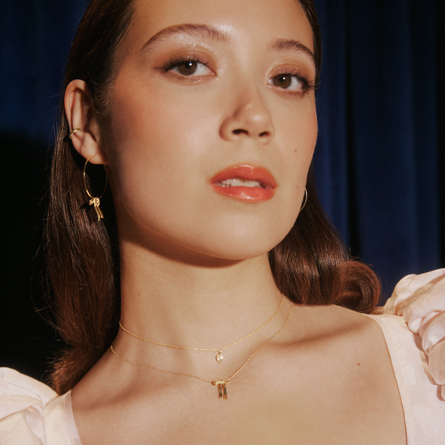 Lovesick Bow Charm, Gold