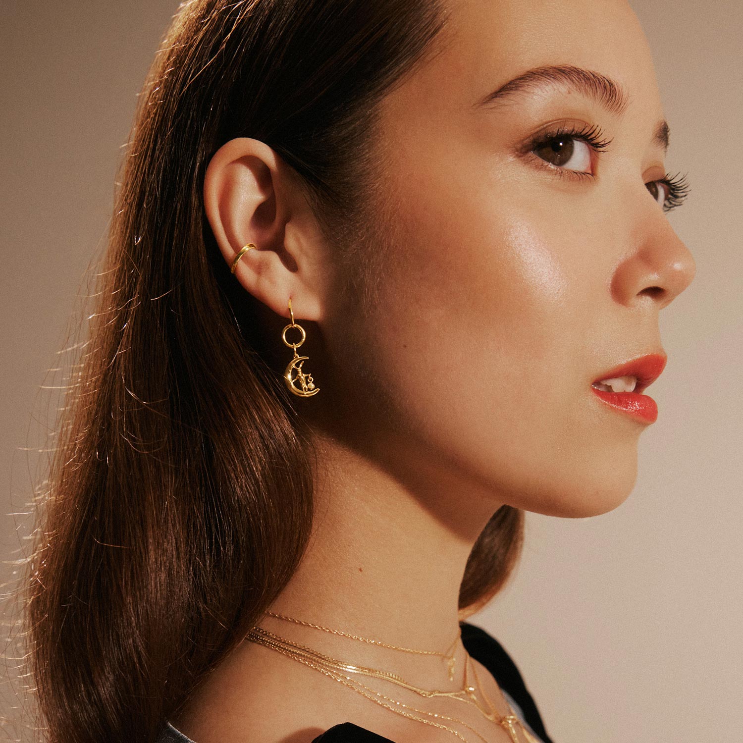 Like a Lune Bunny Charm, Gold 