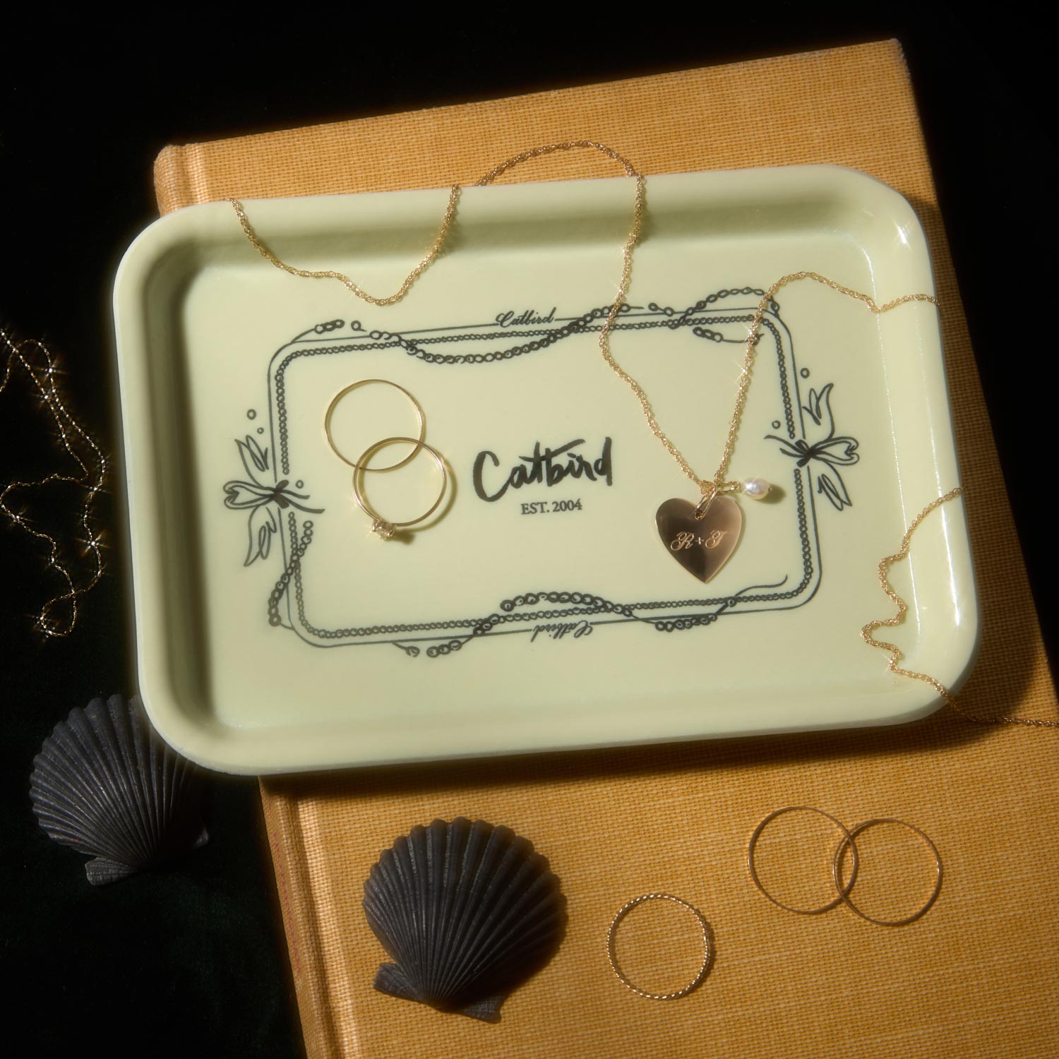 Swans in Love Tray 