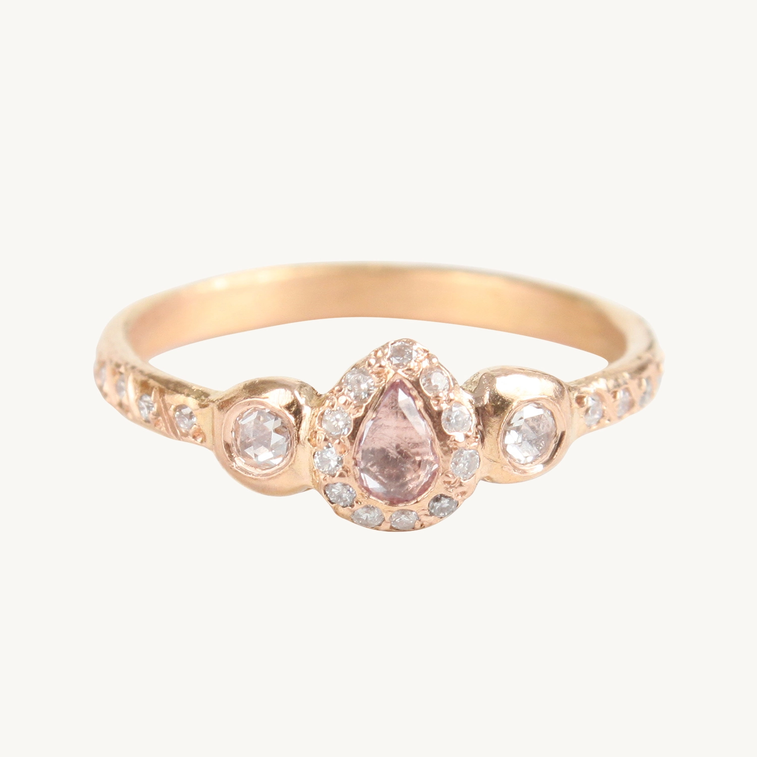 Pavlova Pink Sapphire Ring 