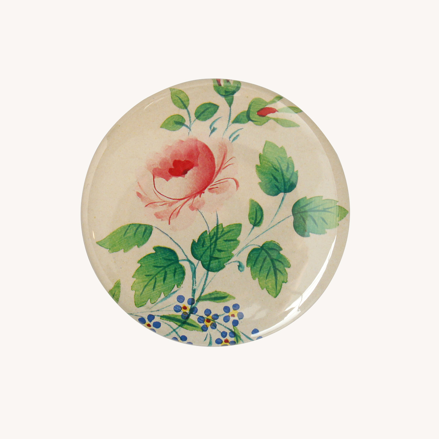 Rose Spray Pocket Mirror