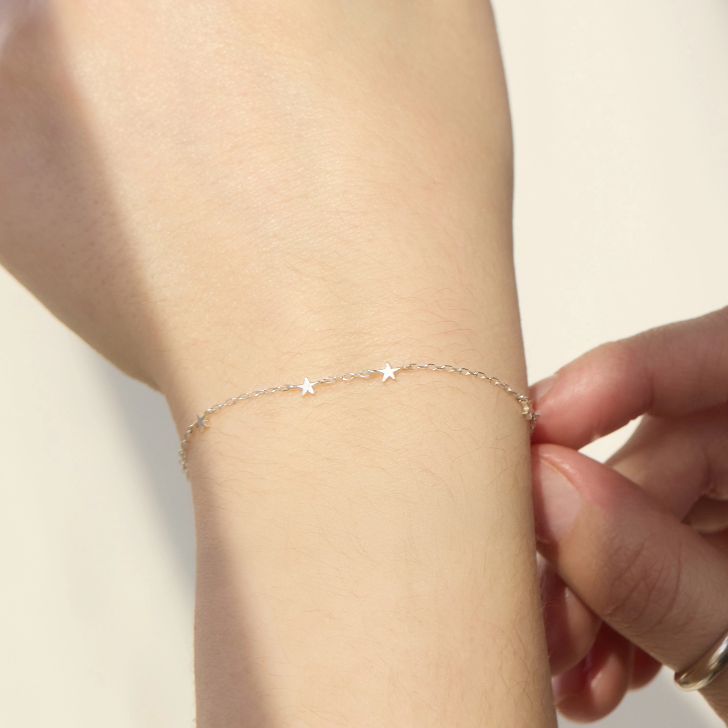 Nocturne Star Bracelet, Silver 