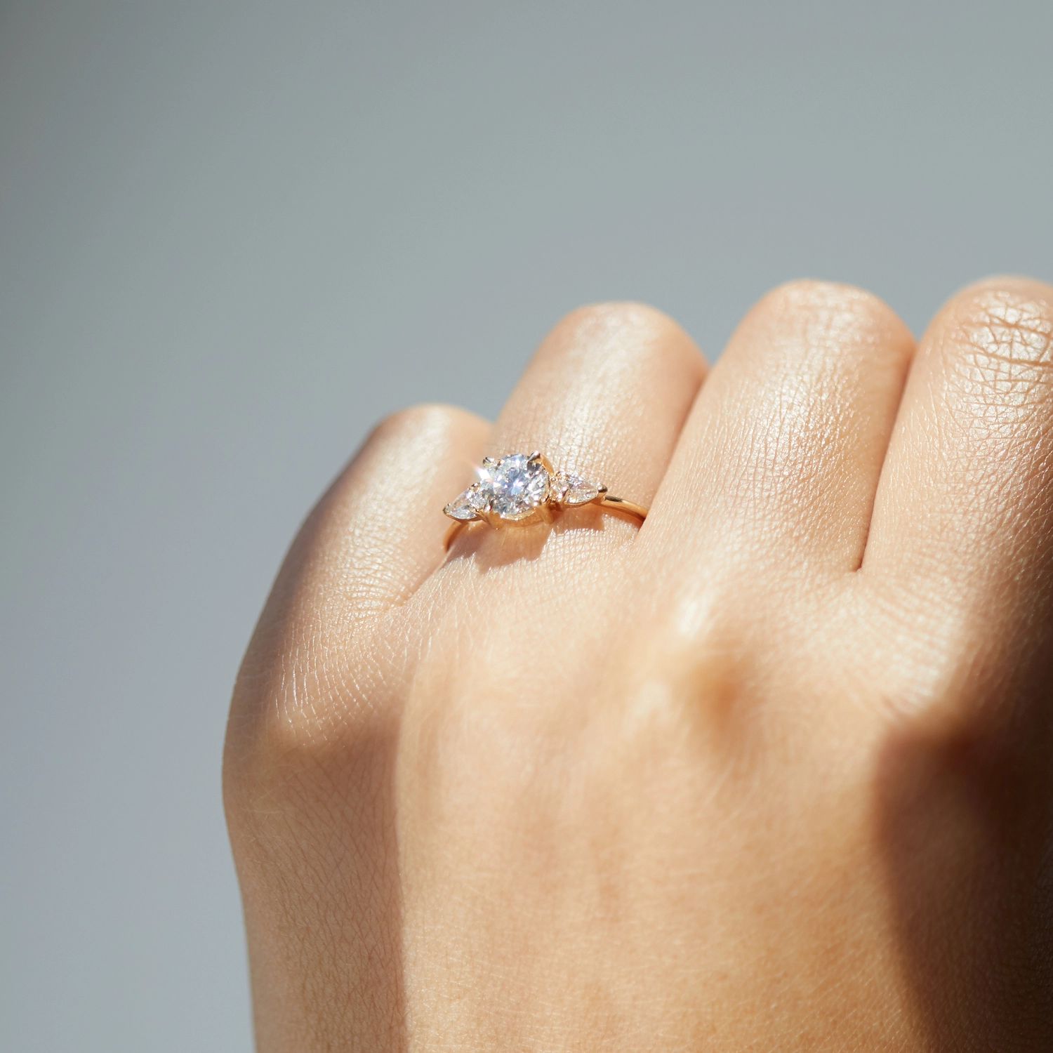 Violette the Swan Diamond Ring