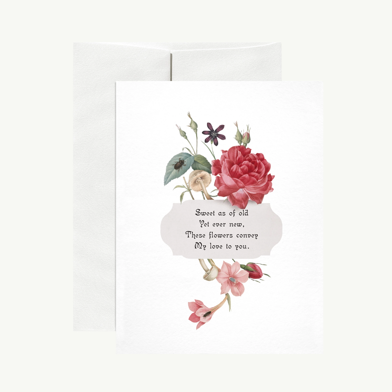 Victorian Love Greeting Card