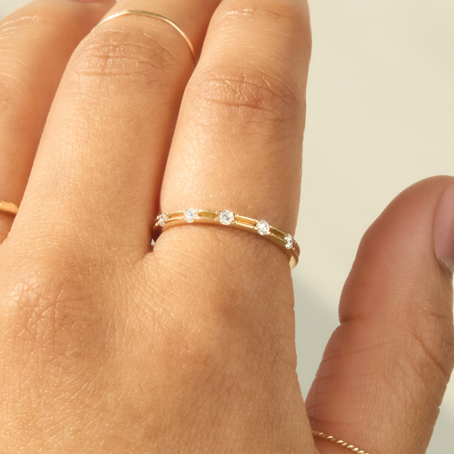 The Space Between Five Diamond Band 