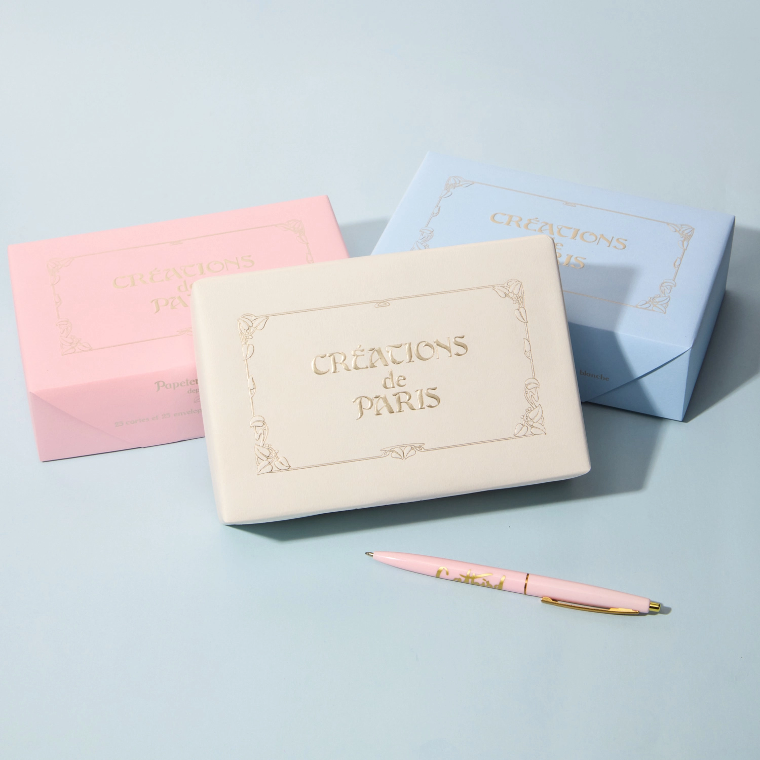 Crè°·ations de Paris Stationery Set, Ivory