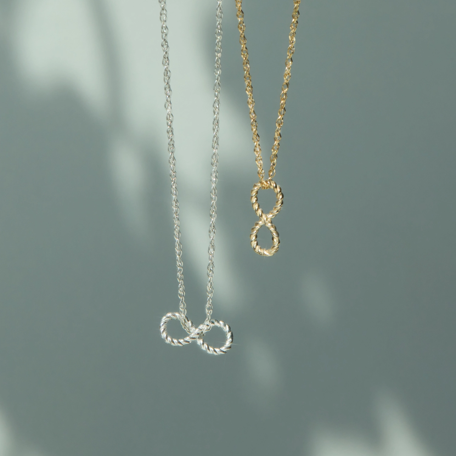 Love Knot Silver Infinity Charm