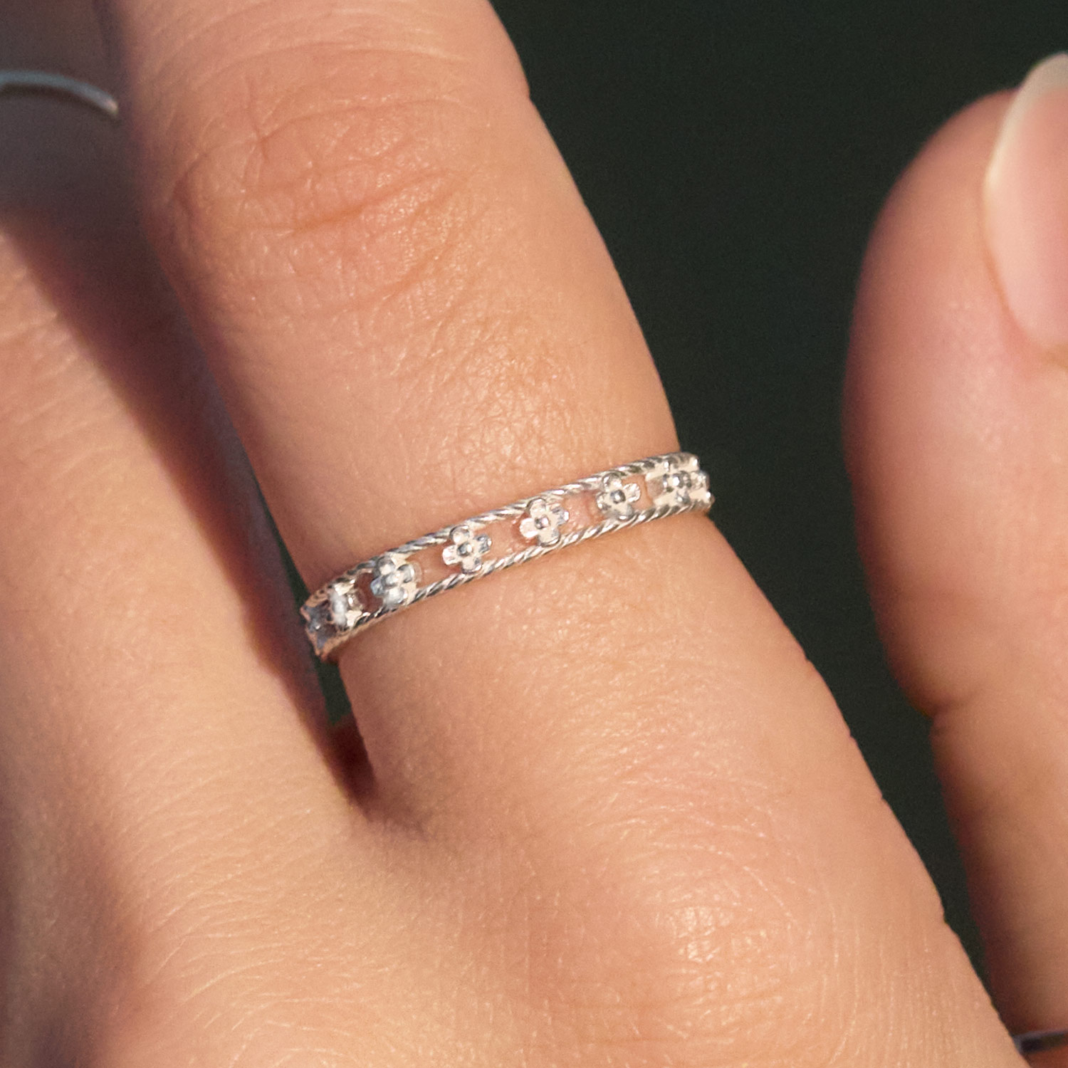 Sweeter Pastures Silver Ring 