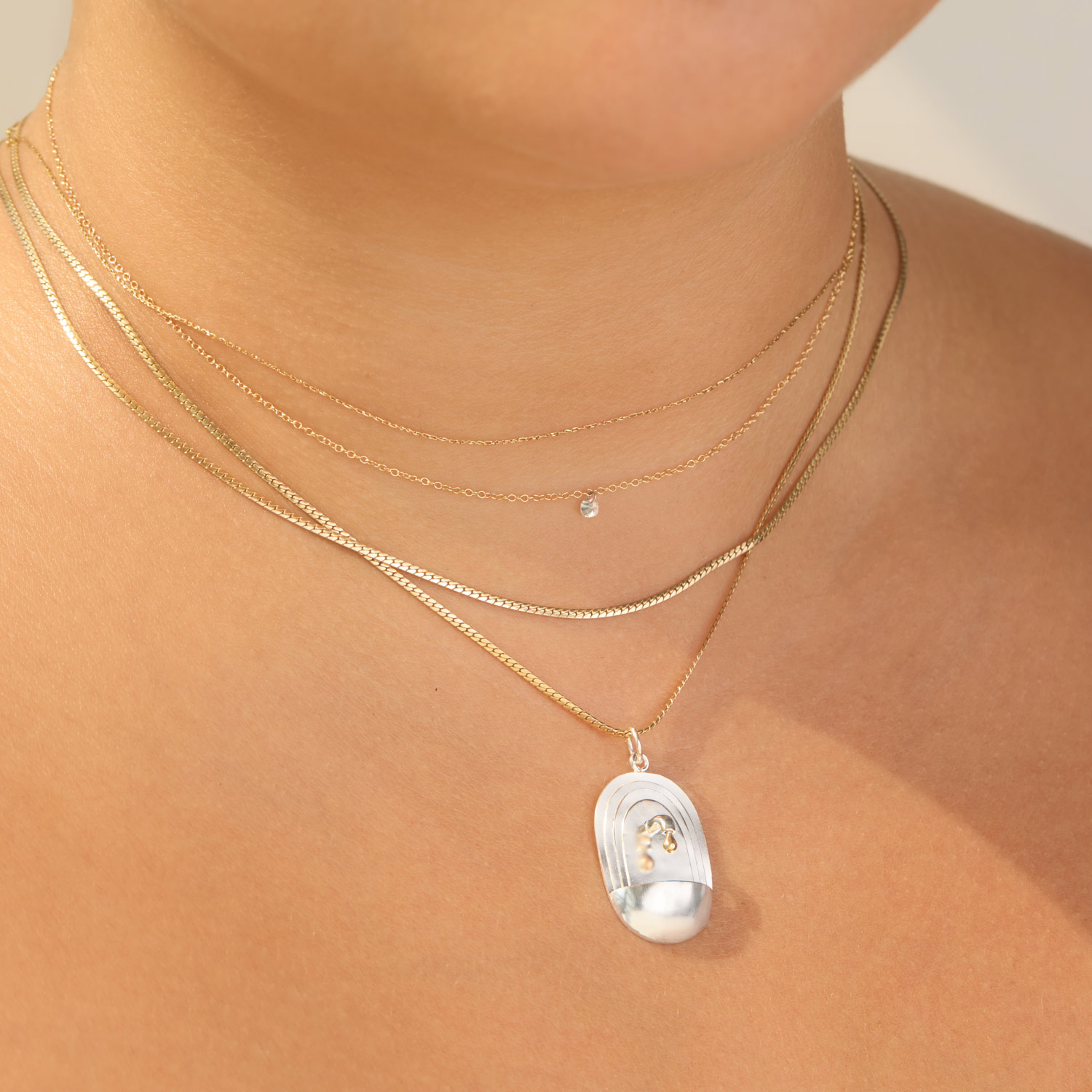 Single Well Fontanella Pendant