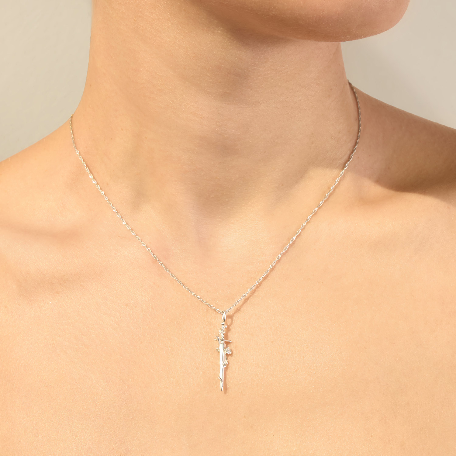 Tender Touches Silver Dagger Charm 