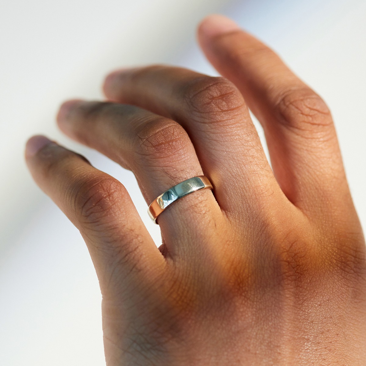 Catbird Classic Wedding Bands, Flat Band, 4mm