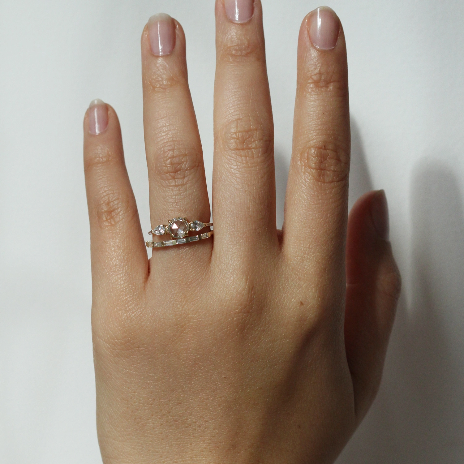 Baguette Half Eternity Ring