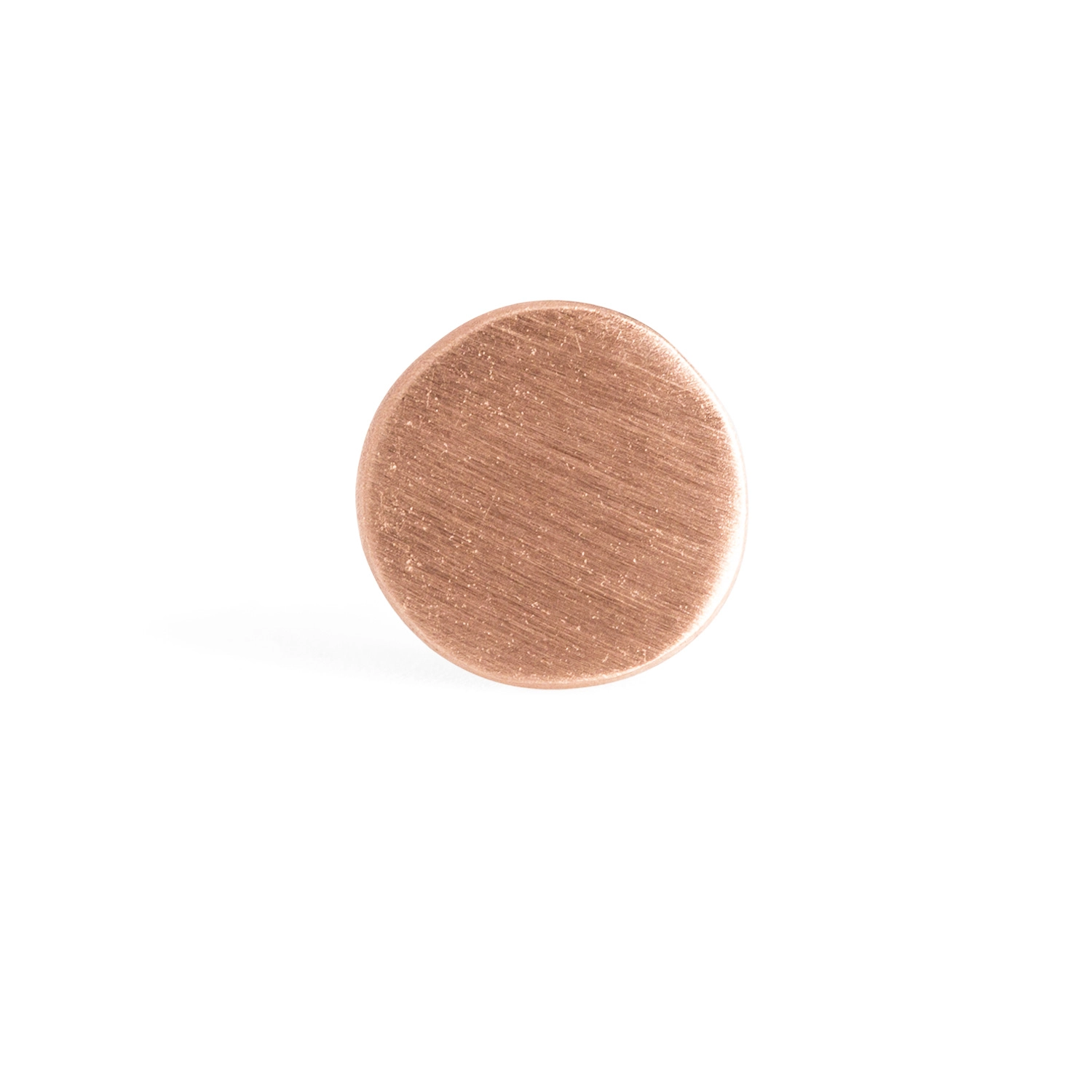 Dot Stud Earring, rose gold (single) 