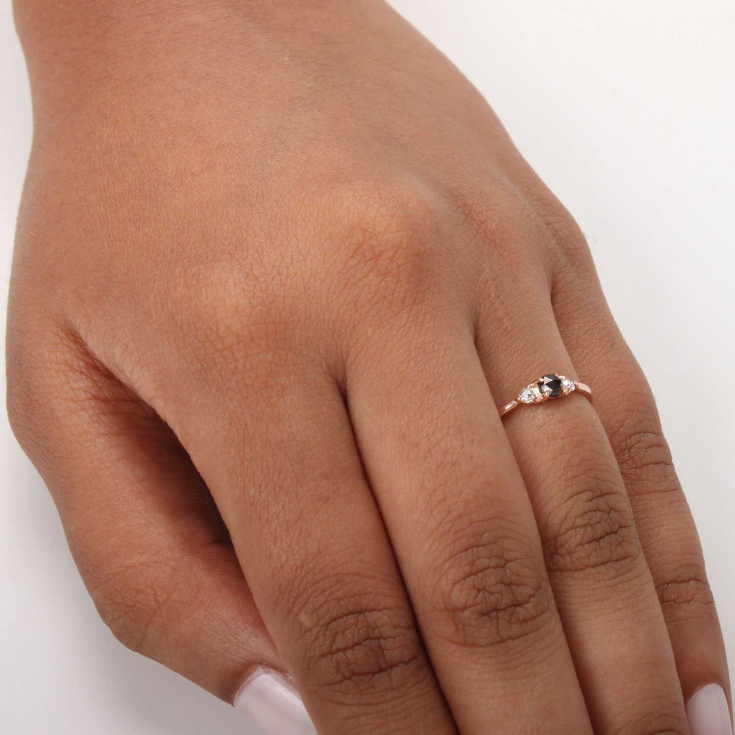 Slumberous Light Ring, Black Diamond
