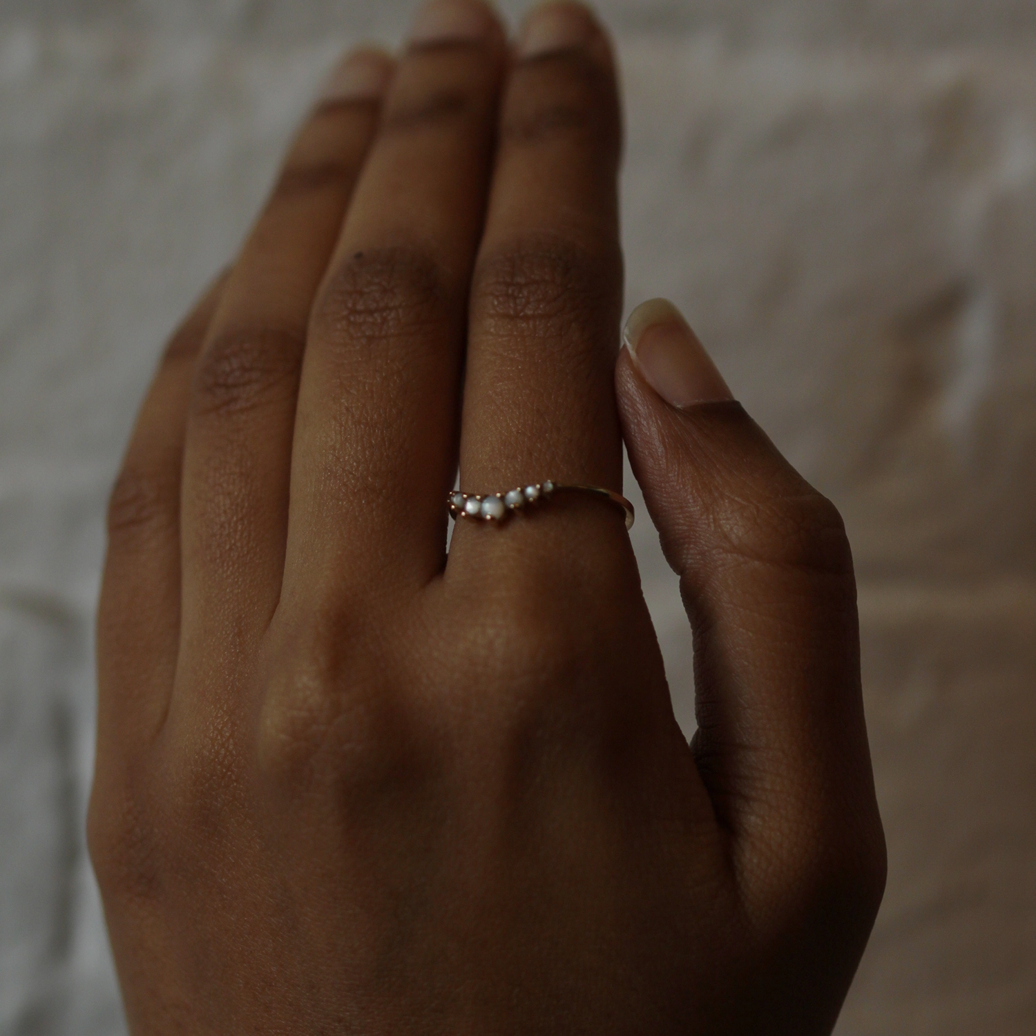 Beacen Mother of Pearl Ring