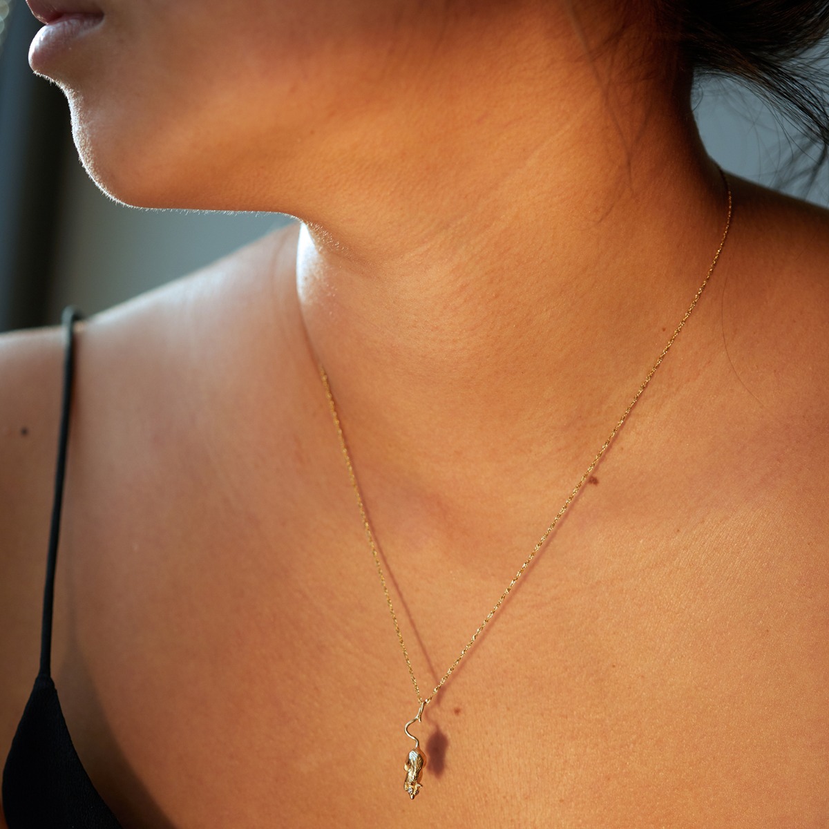 Starry-Eyed Rat Necklace