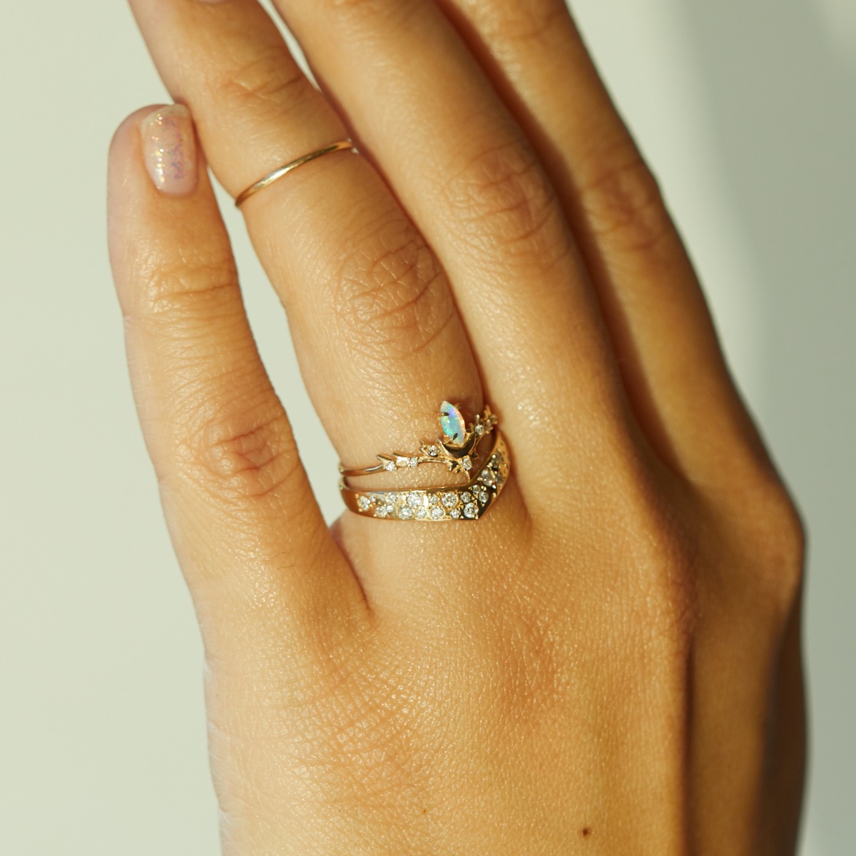 Veil Of Stars Ring - Catbird