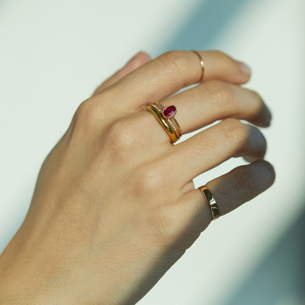 Caravaggio Ring, Ruby